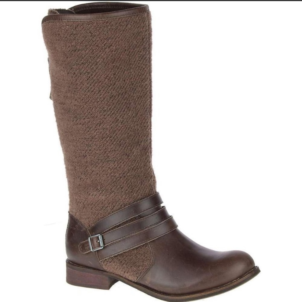 NWT Caterpillar Sabrina Brown Knee-high Wool Boots sz 10